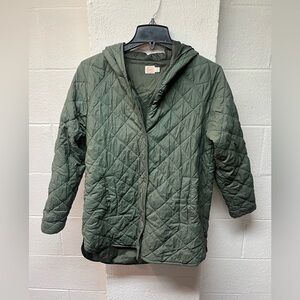 Wonder Nation Quilted Jacket in Olive